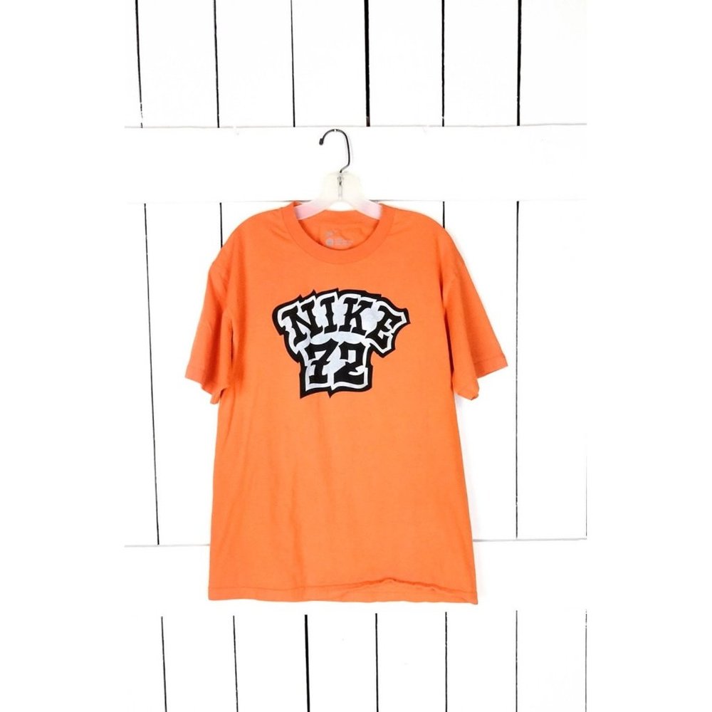Orange cotton Nike 72 tshirt